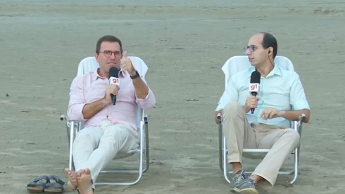 Rodrigo Bocardi Surpreende Ao Apresentar Jornal De Chinelo Na Praia