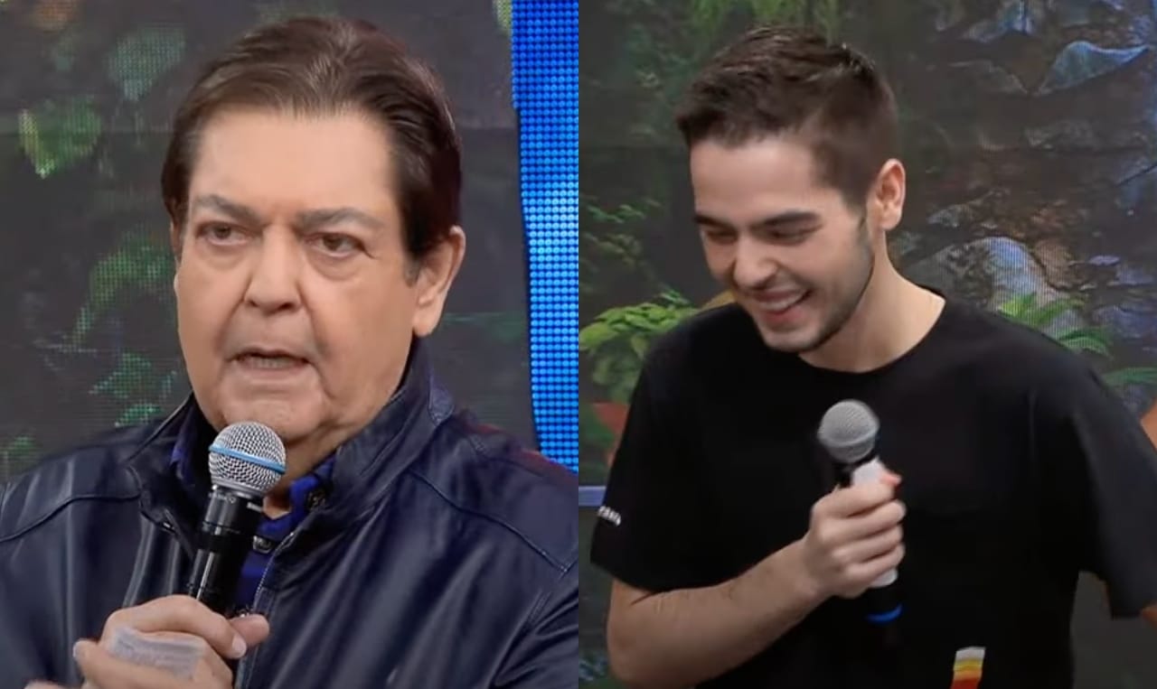 Faustão surpreende ao chamar filho de praga durante programa