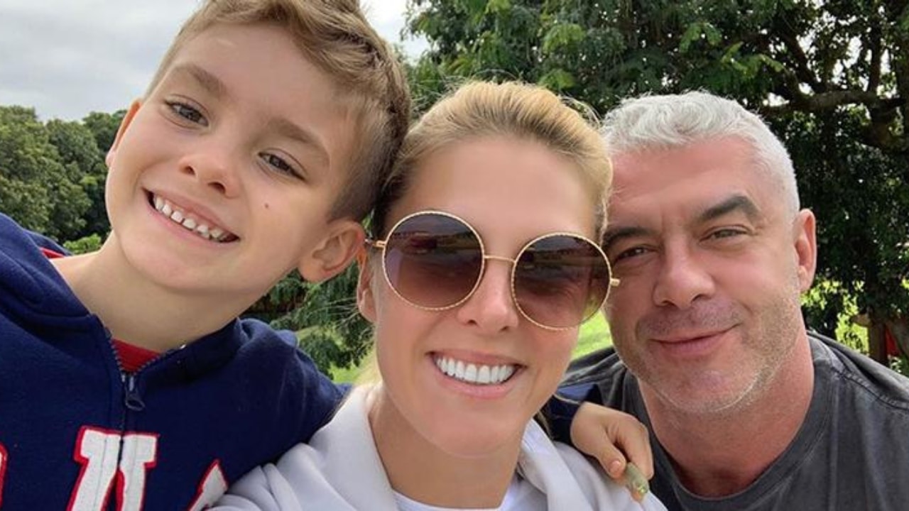 Filho de Ana Hickmann e pai Alexandre Correa