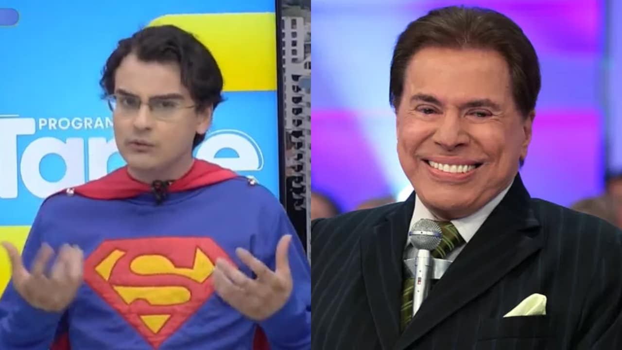 Imagem de Dudu Camargo e Silvio Santos