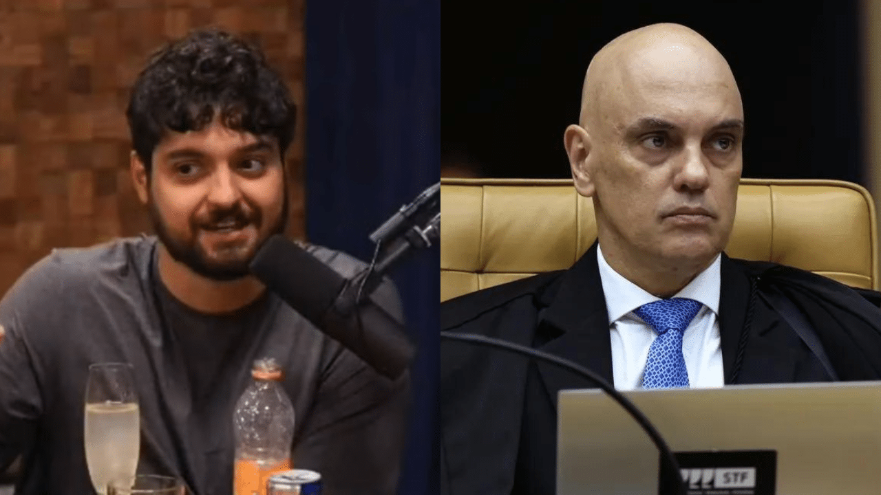 Monark e Alexandre de Moraes