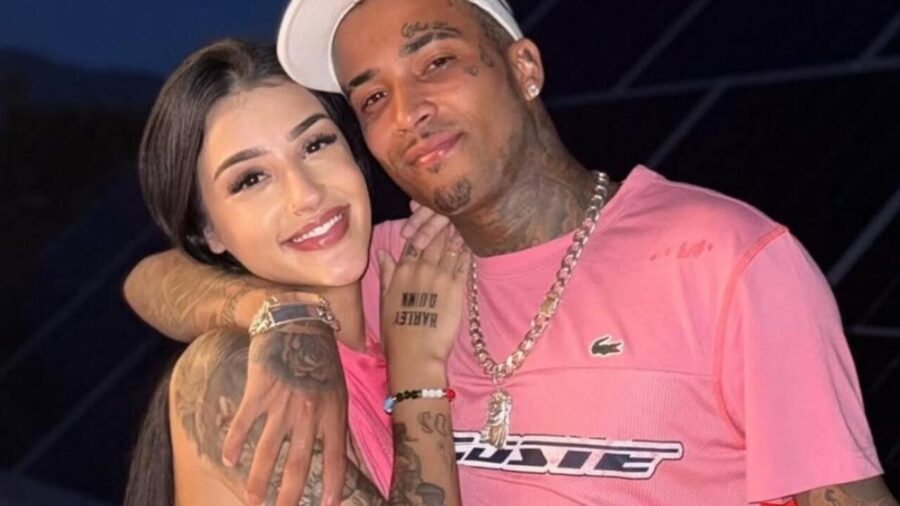Bia Miranda e Gato Preto