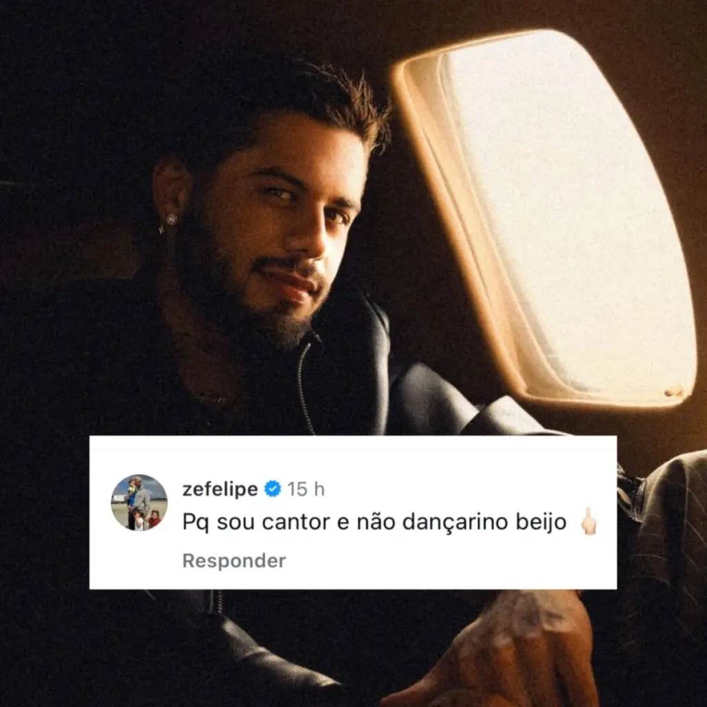 Zé Felipe responde internauta - Foto: Reprodução/Instagram